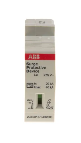 ABB, OVR Surge Protection Device 275 V Maximum Voltage Rating 40kA Maximum Surge Current Surge Protection Device