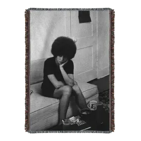 Angela Davis Woven Blanket