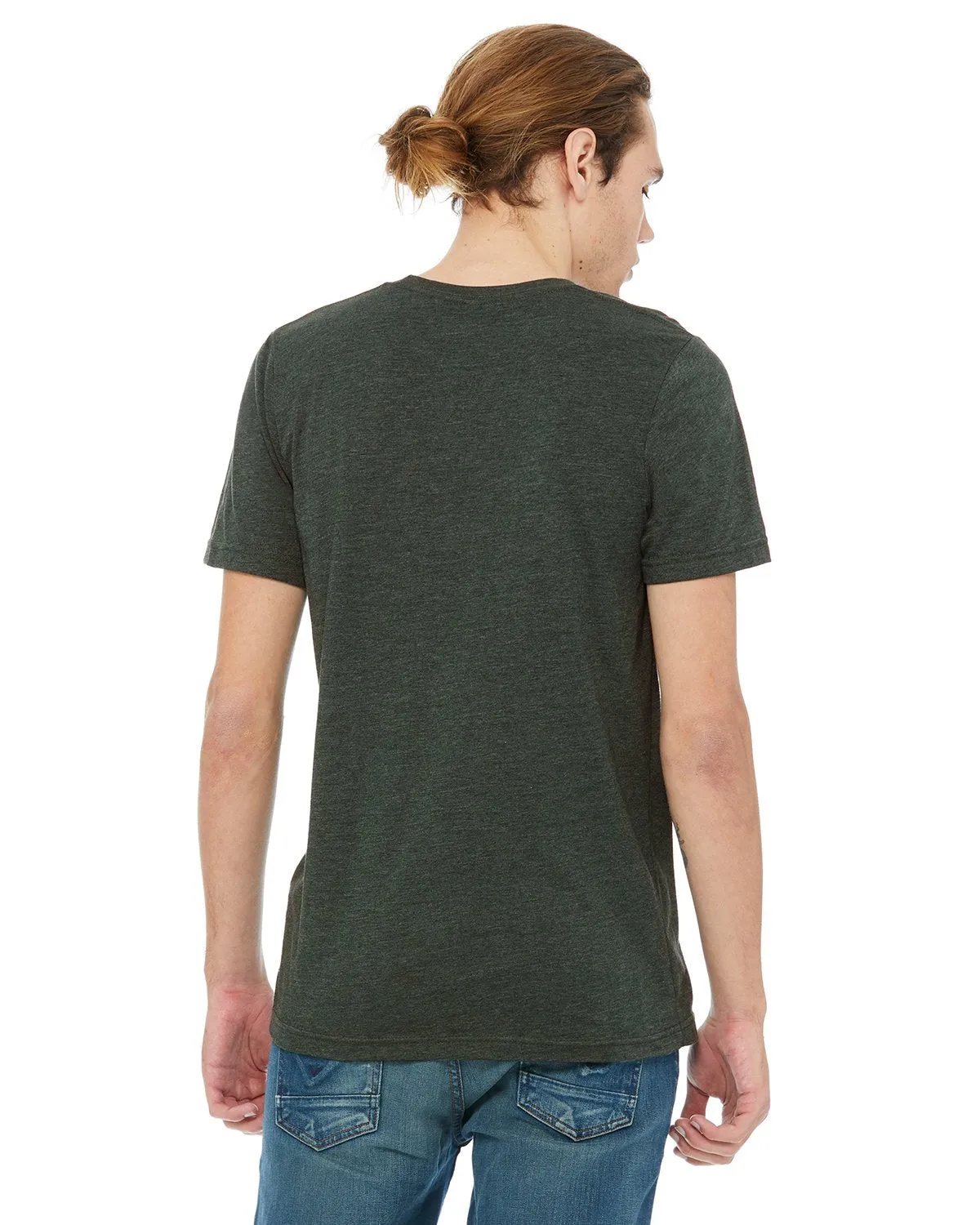 Bella + Canvas Unisex Jersey Short Sleeve T-Shirt 3001Cvc Heather Forest