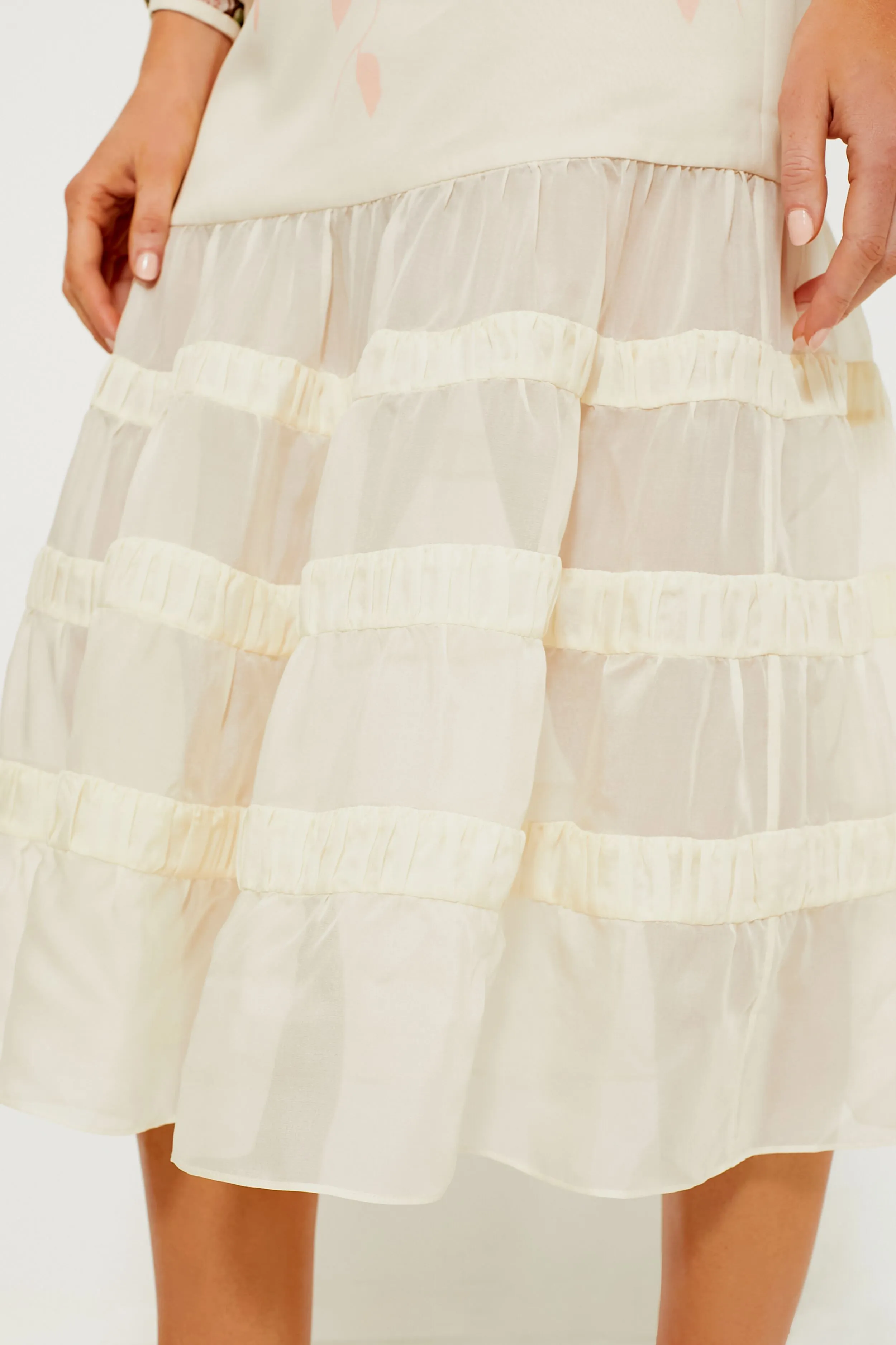 Jardine Cream Jacqui C Dress