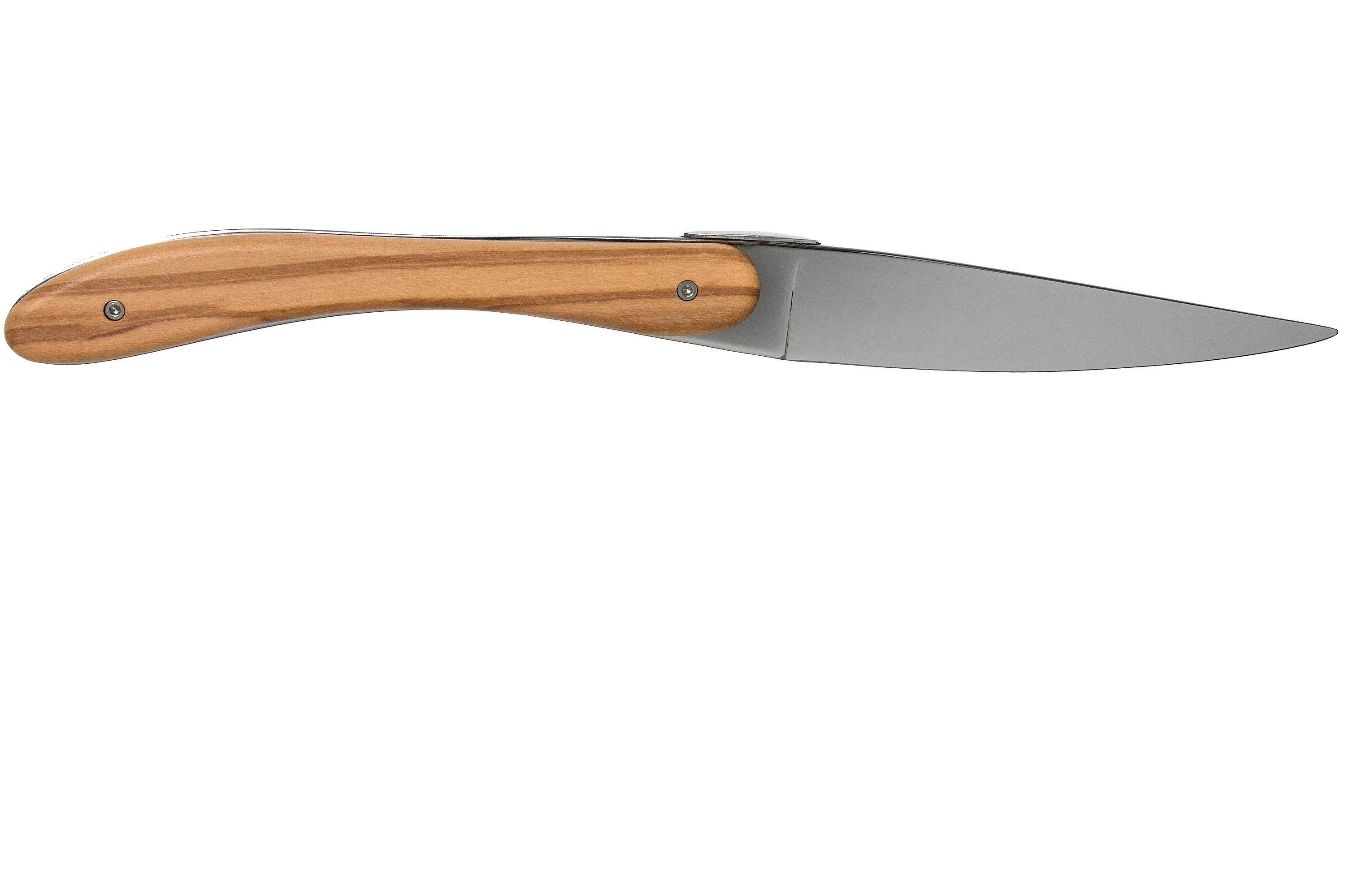 Laguiole en Aubrac Ecir steak knife set 6-piece olive wood