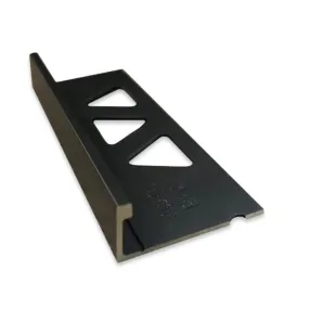 M-D Pro 3/8" x 96" Satin Black Tile Edge