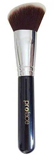 Mypreface Synthetic Blush and Bronzer Brush - Angled Kabuki Makeup Brush: Premium Foundation Brush Perfect for Face Contouring a