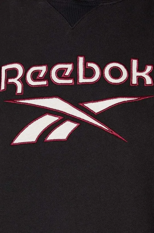 Reebok Classic sweatshirt women's black color
