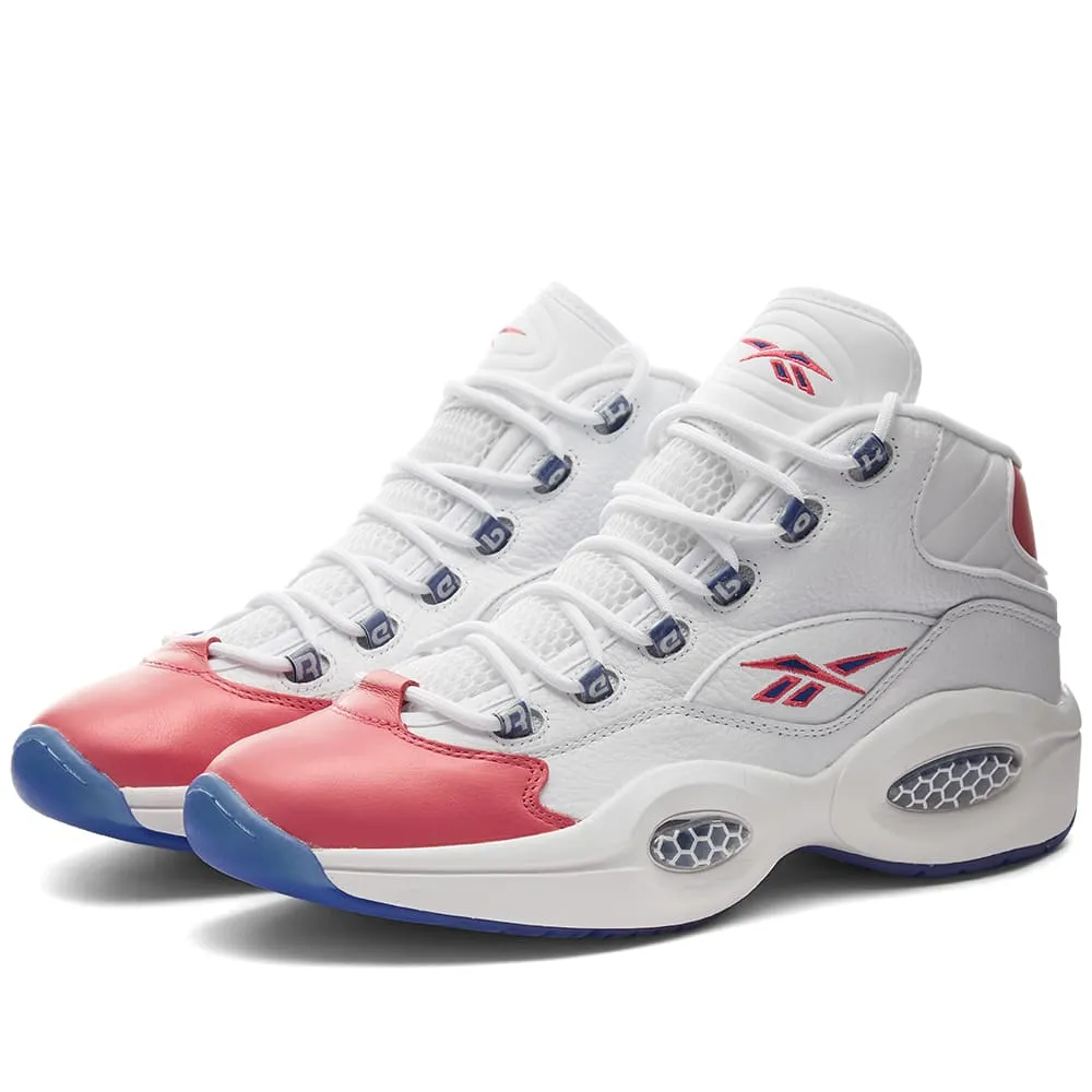 Reebok x Eric Emanuel QuestionWhite, Pink & Team Dark Royal