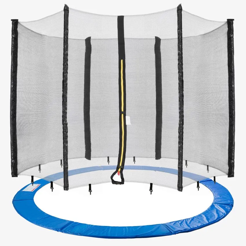 Trampoline edge cover and Net - 305 cm for 6 poles