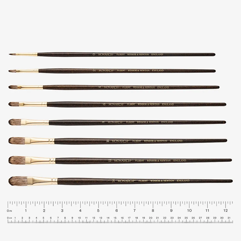 Winsor & Newton : Monarch Brush : Filbert : No.4